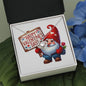 Happy Valentine's Day Gnomes 021 - Love Knot Necklace