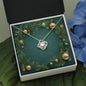 Christmas Background 035 - Love Knot Necklace