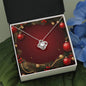 Christmas Background 036 - Love Knot Necklace
