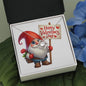 Happy Valentine's Day Gnomes 025 - Love Knot Necklace