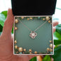 Christmas Background 044 - Love Knot Necklace