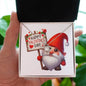 Happy Valentine's Day Gnomes 027 - Love Knot Necklace