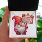 Happy Valentine's Day Gnomes 008 - Love Knot Necklace