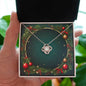 Christmas Background 069 - Love Knot Necklace