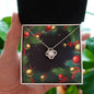 Christmas Background 125 - Love Knot Necklace