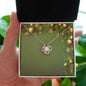 Christmas Background 061 - Love Knot Necklace