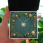 Christmas Background 035 - Love Knot Necklace