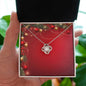 Christmas Background 046 - Love Knot Necklace