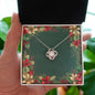 Christmas Background 068 - Love Knot Necklace