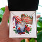 Happy Valentine's Day Gnomes 011 - Love Knot Necklace