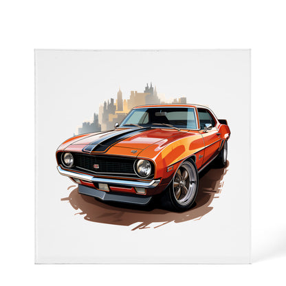 Muscle Car 08 - 6" x 6" Acrylic Block
