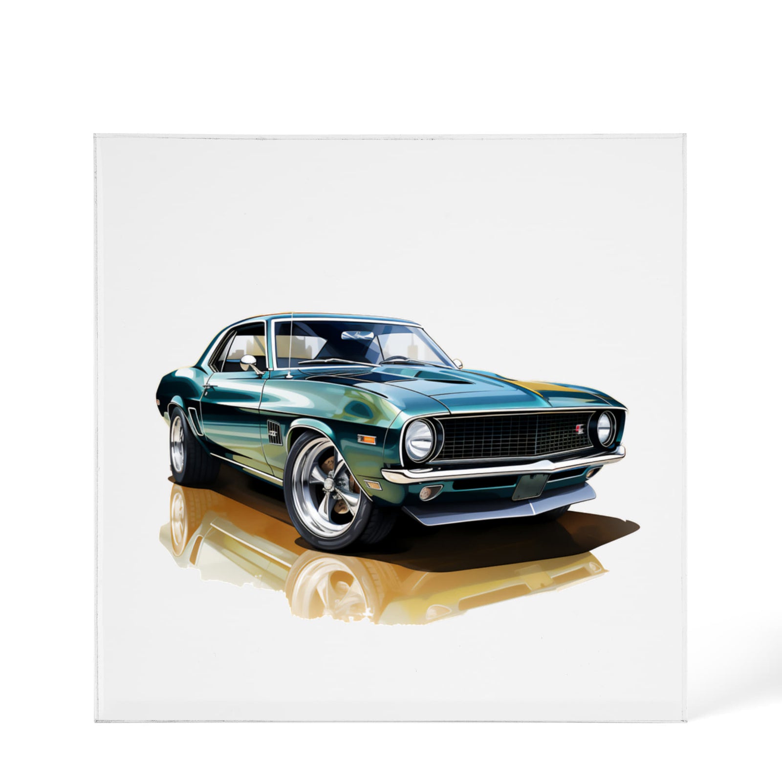 Muscle Car 11 - 6" x 6" Acrylic Block