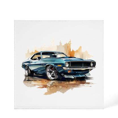 Muscle Car 03 - 6" x 6" Acrylic Block