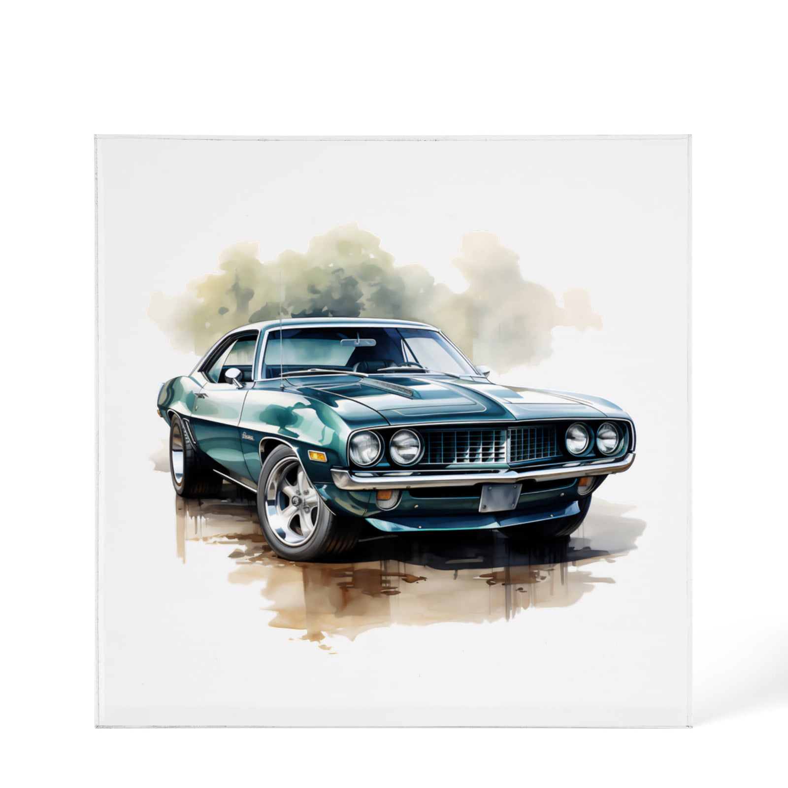 Muscle Car 13 - 6" x 6" Acrylic Block
