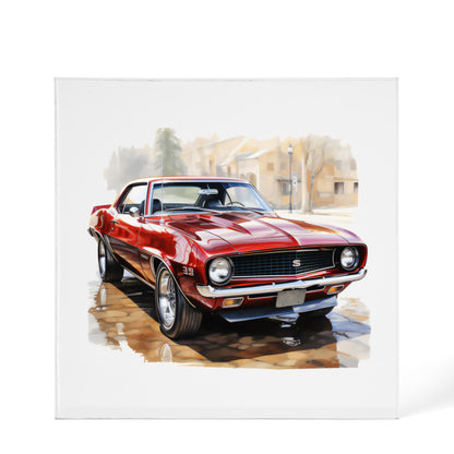 Muscle Car 04 - 6" x 6" Acrylic Block