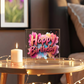 Happy Birthday 024 - 6" x 6" Acrylic Block