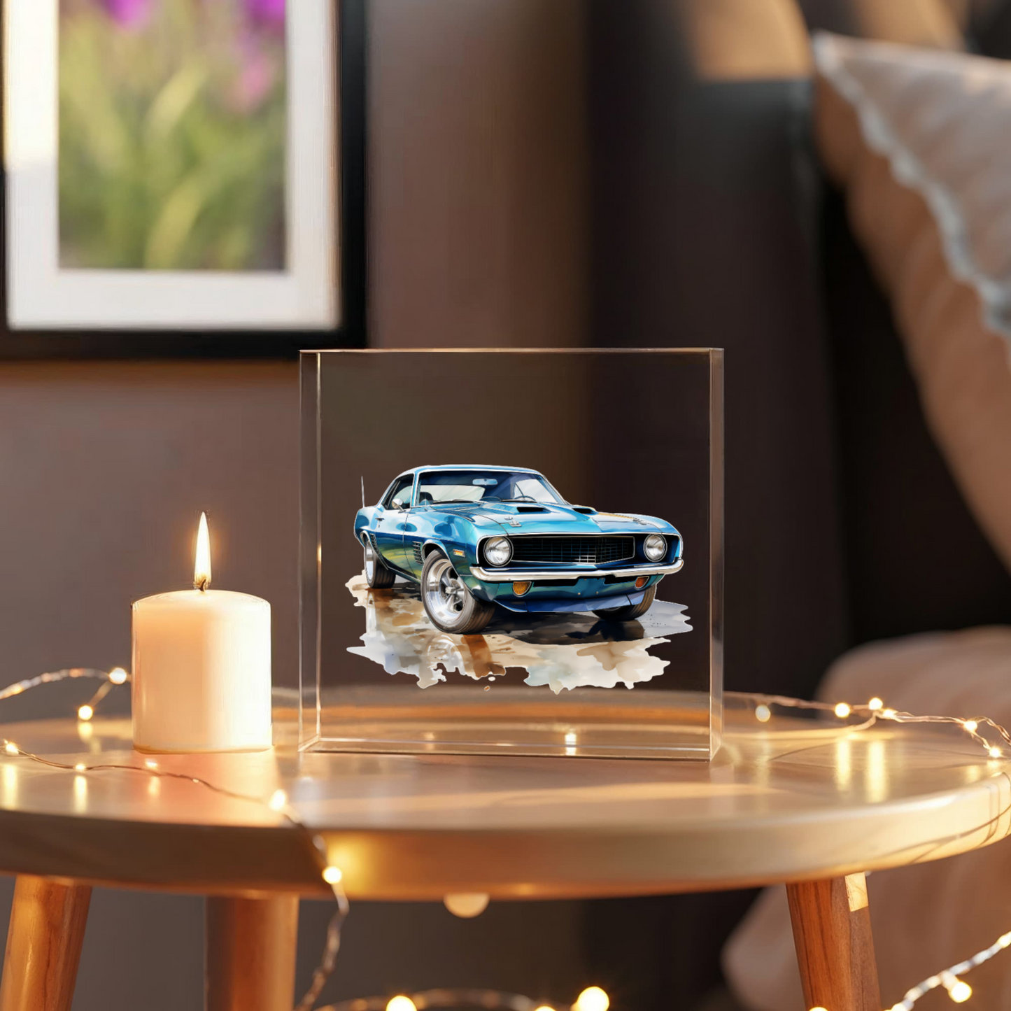 Muscle Car 12 - 6" x 6" Acrylic Block