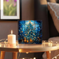 Christmas Stained Glass Style Design 029 - 6" x 6" Acrylic Block