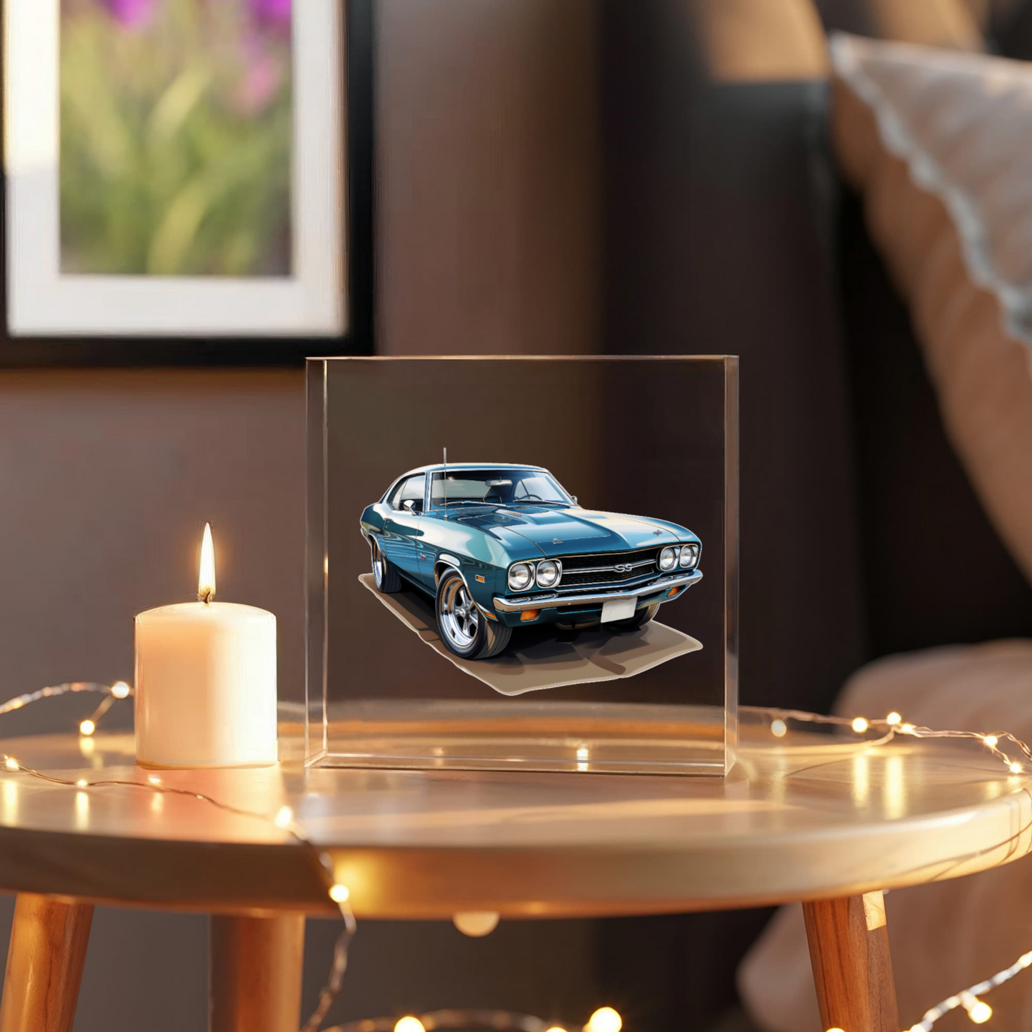 Muscle Car 05 - 6" x 6" Acrylic Block