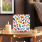 Mexican Floral Fiesta Pattern 021 - 6" x 6" Acrylic Block