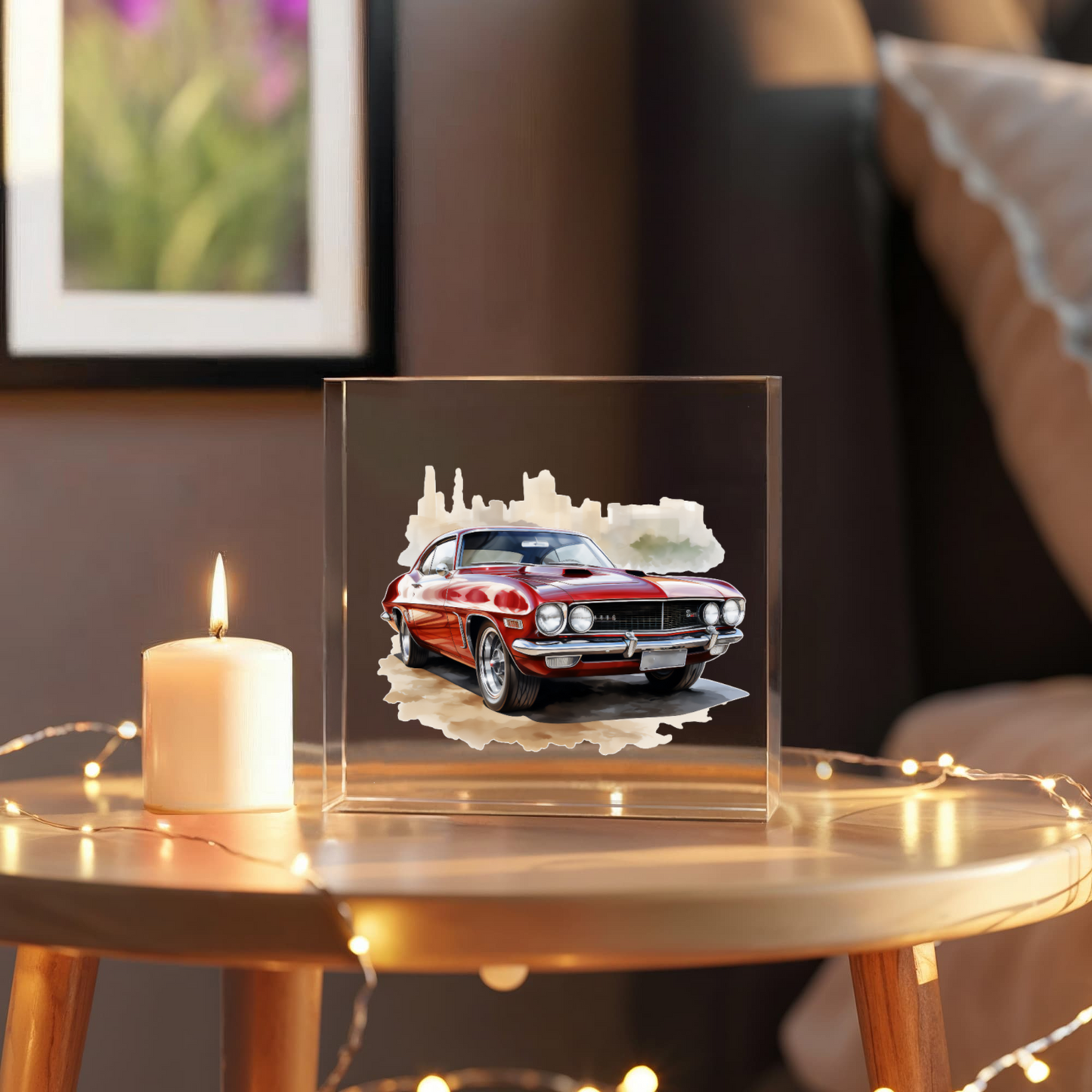 Muscle Car 06 - 6" x 6" Acrylic Block