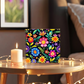 Mexican Floral Fiesta Pattern 029 - 6" x 6" Acrylic Block