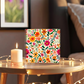 Mexican Floral Fiesta Pattern 004 - 6" x 6" Acrylic Block