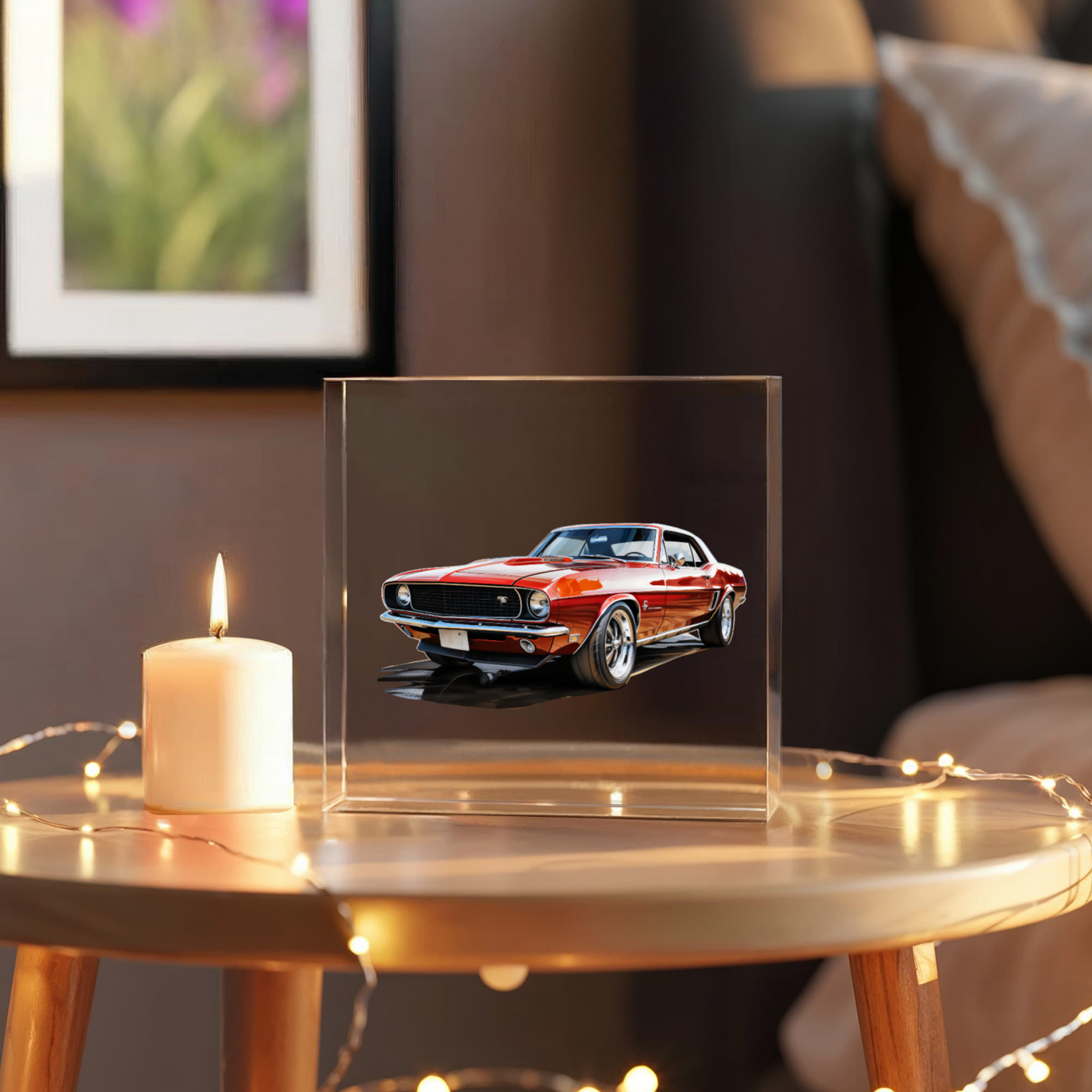 Muscle Car 01 - 6" x 6" Acrylic Block
