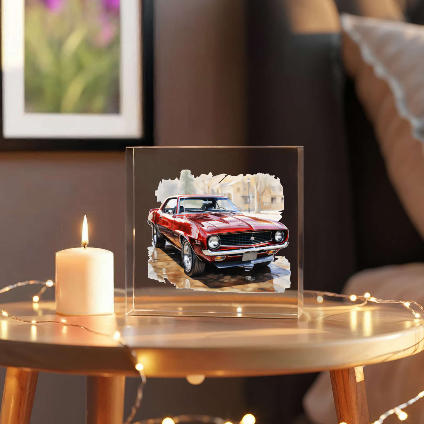 Muscle Car 04 - 6" x 6" Acrylic Block