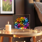 Happy Birthday 017 - 6" x 6" Acrylic Block
