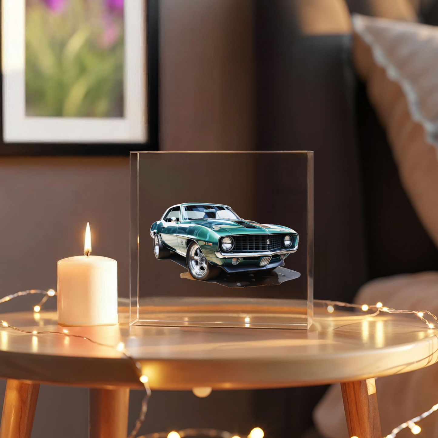 Muscle Car 09 - 6" x 6" Acrylic Block