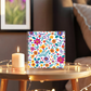 Mexican Floral Fiesta Pattern 013 - 6" x 6" Acrylic Block