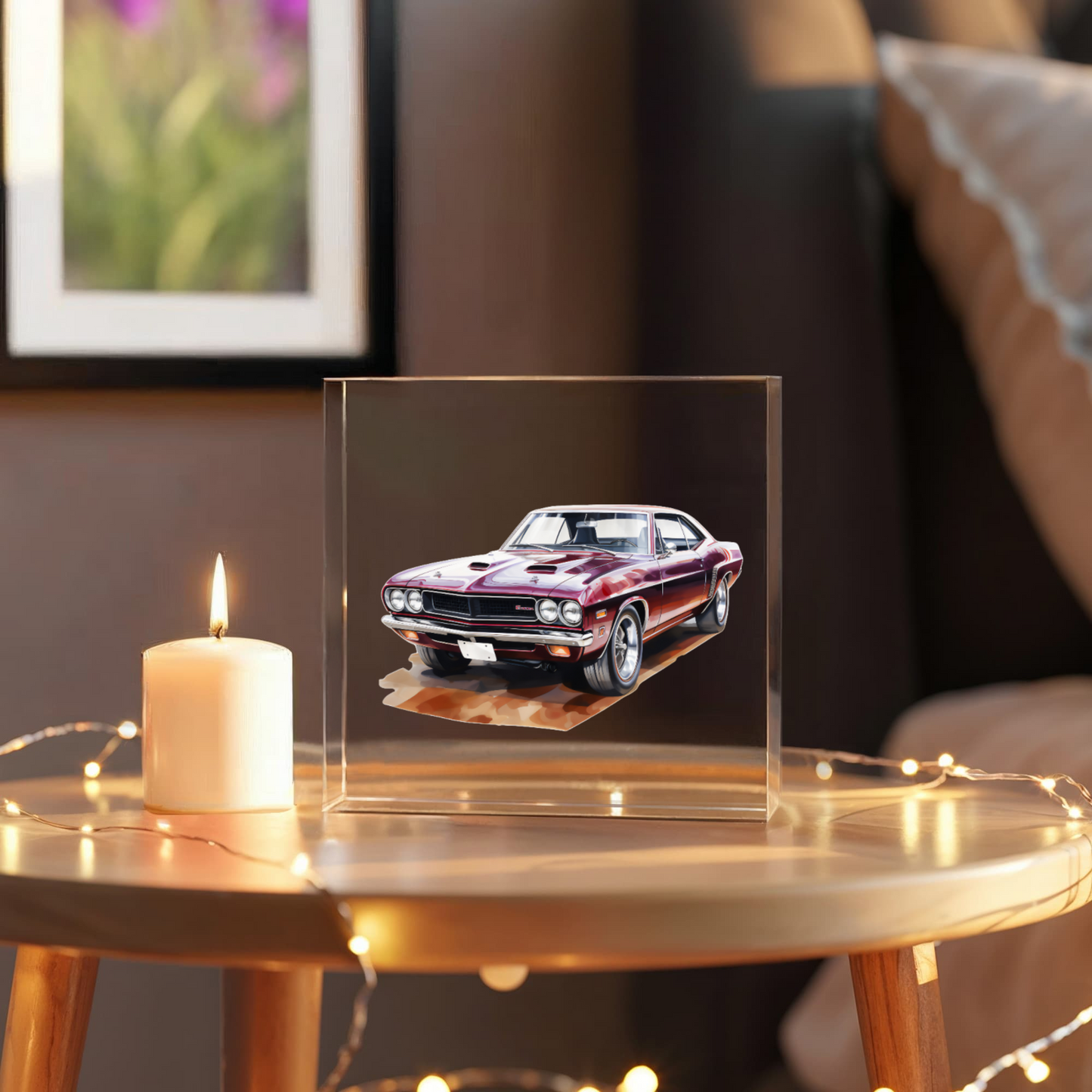 Muscle Car 10 - 6" x 6" Acrylic Block