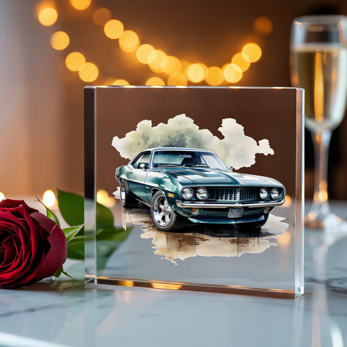 Muscle Car 13 - 6" x 6" Acrylic Block