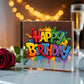 Happy Birthday 011 - 6" x 6" Acrylic Block