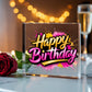 Happy Birthday 013 - 6" x 6" Acrylic Block
