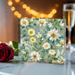 Folk Floral Pattern, Alpine Inspired 04 - 6" x 6" Acrylic Block