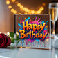 Happy Birthday 007 - 6" x 6" Acrylic Block