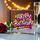 Happy Birthday 009 - 6" x 6" Acrylic Block