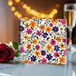 Mexican Floral Fiesta Pattern 008 - 6" x 6" Acrylic Block