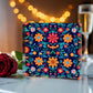 Mexican Floral Fiesta Pattern 071 - 6" x 6" Acrylic Block