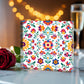Mexican Floral Fiesta Pattern 027 - 6" x 6" Acrylic Block