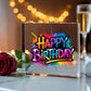 Happy Birthday 002 - 6" x 6" Acrylic Block