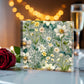 Folk Floral Pattern, Alpine Inspired 02 - 6" x 6" Acrylic Block