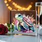 Cute Sea Turtle 012 - 6" x 6" Acrylic Block