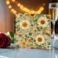 Folk Floral Pattern, Appalachian Inspired 01 - 6" x 6" Acrylic Block