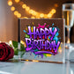 Happy Birthday 019 - 6" x 6" Acrylic Block