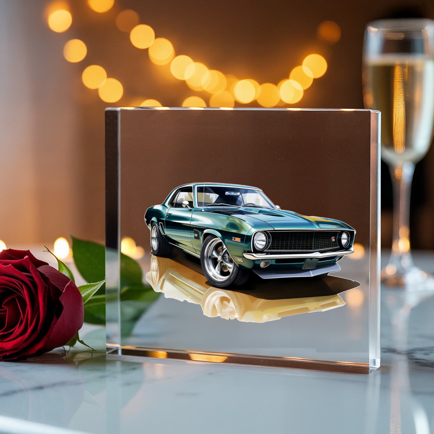 Muscle Car 11 - 6" x 6" Acrylic Block