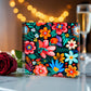 Mexican Floral Fiesta Pattern 054 - 6" x 6" Acrylic Block