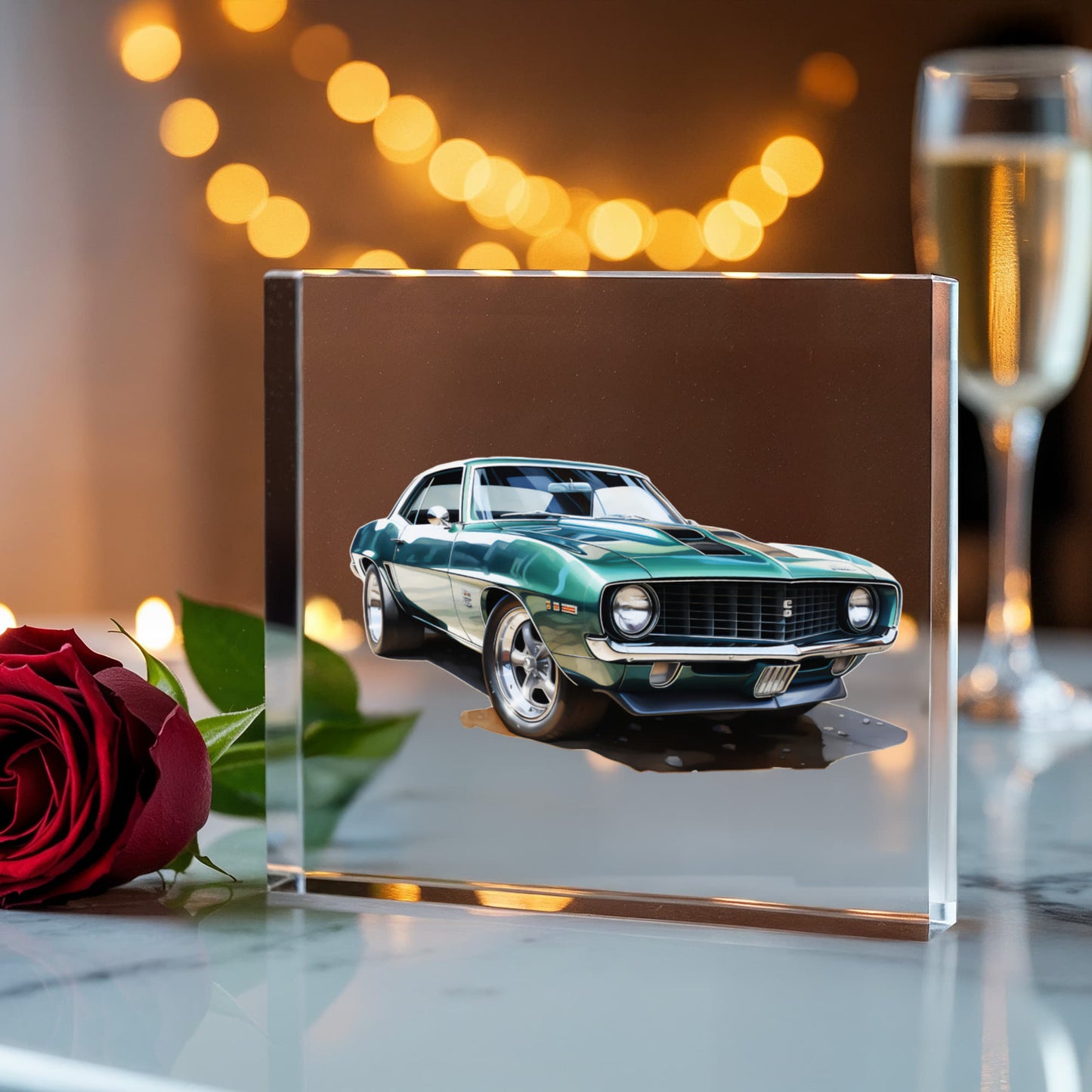 Muscle Car 09 - 6" x 6" Acrylic Block